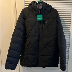 G.H. Bass & Co. Black Quilted Jacket XL